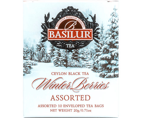 Té negro con Berries -Winter Berries - 10 Bolsas - Basilur
