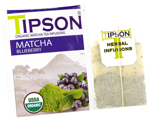 Tipson - Matcha Arándano en sobres - 25 x 1,5 g