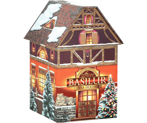 Lata Té Negro con Almendras - House Navidad - 20 Piramides- Basilur
