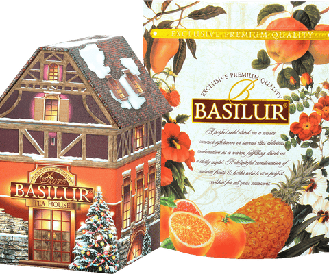 Lata Té Negro con Almendras - House Navidad - 20 Piramides- Basilur
