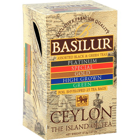 Té negro Ceylon-Assorted Isla del Té 25 bolsas
