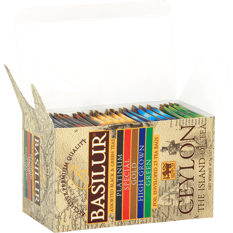 Té negro Ceylon-Assorted Isla del Té 25 bolsas