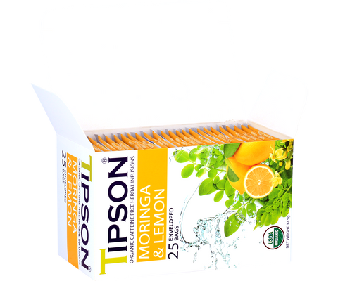 Tipson - Moringa y Limón en sobres - 25 x 1,5 g
