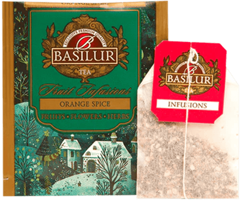 Fruit Infusion - Orange Spice - 20 Bolsas - Basilur