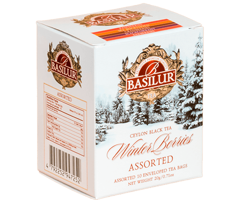 Té negro con Berries -Winter Berries - 10 Bolsas  - Basilur