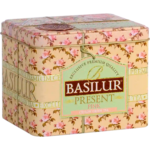 Present Pink Té Verde con Piña y Jazmín 100G - Basilur Tea Chile