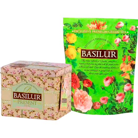 Present Pink Té Verde con Piña y Jazmín 100G - Basilur Tea Chile