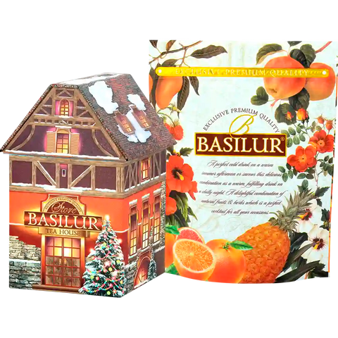 Lata Té Negro House Navidad con Almendras 100G - Basilur Tea Chile