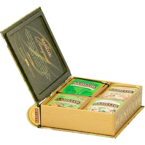 Té Verde Ceylán Surtido Bouquet – Tea Book Assorted – 32 Bolsitas – Basilur