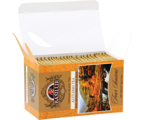 Té Negro Season Autumn con Miel de Maple 20 Bolsas - Basilur Tea Chile