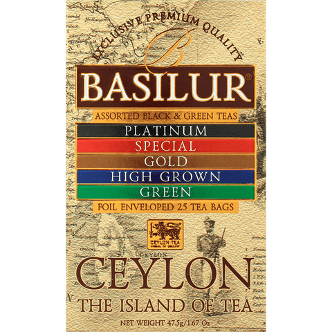 Té negro Ceylon-Assorted Isla del Té 25 bolsas