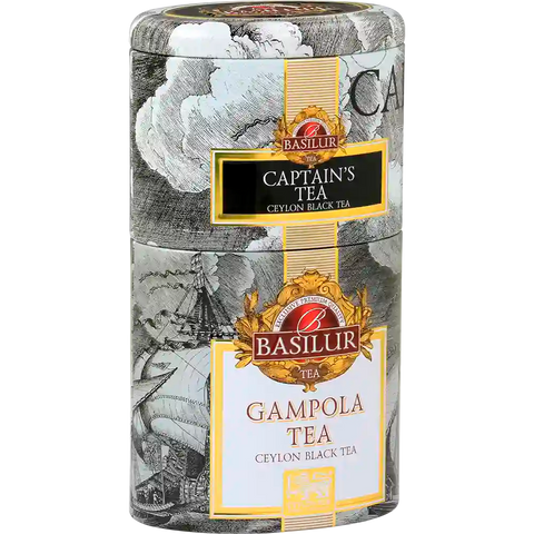 Lata 2X1 Té Negro Basilur Captain's Tea & Gampola - Lata 100 g - Basilur