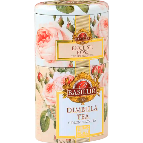 Lata 2x1 English Roses y Té Ceylón Dimbula - Basilur Tea Chile