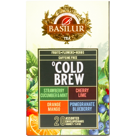 Infusiones de Frutas -ASSORTED COLD BREW 20 Bolsas - Basilur