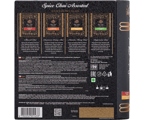 Libro Spice Chai Surtido 32 Bolsitas - Basilur Tea Chile