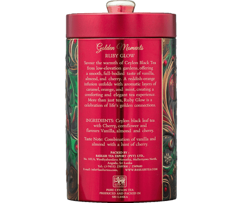 Golden Moments Ruby Glow en Hojas 100Gr - Basilur Tea Chile