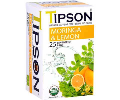 Tipson - Moringa y Limón en sobres - 25 x 1,5 g
