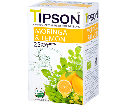 Tipson - Moringa y Limón en sobres - 25 x 1,5 g