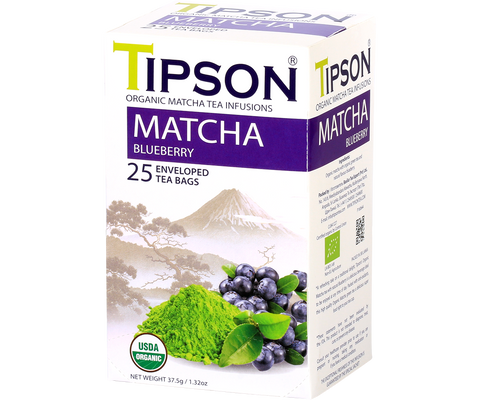 Tipson - Matcha Arándano en sobres - 25 x 1,5 g