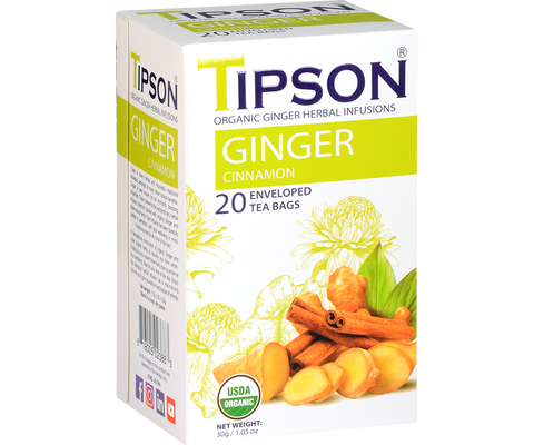 Tipson - Jengibre Menta en sobres - 20 x 1,5 g