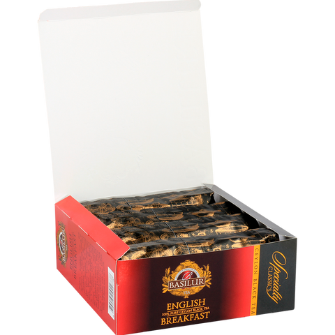 Té Negro Ceylán Intenso – English Breakfast – 100 Bolsitas – Basilur