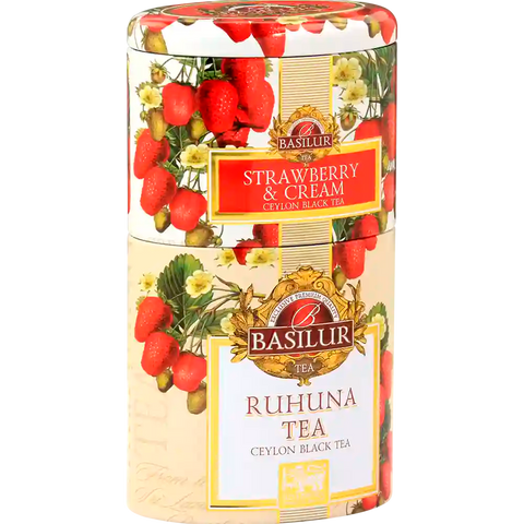 Té Negro - Strawberry & Ruhunu - Frutilla y Té Puro - 100g - Basilur