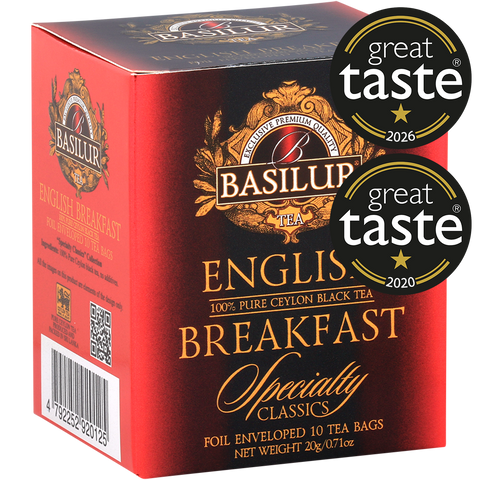 Té Negro Ceylán Intenso – English Breakfast – 10 Bolsitas – Basilur