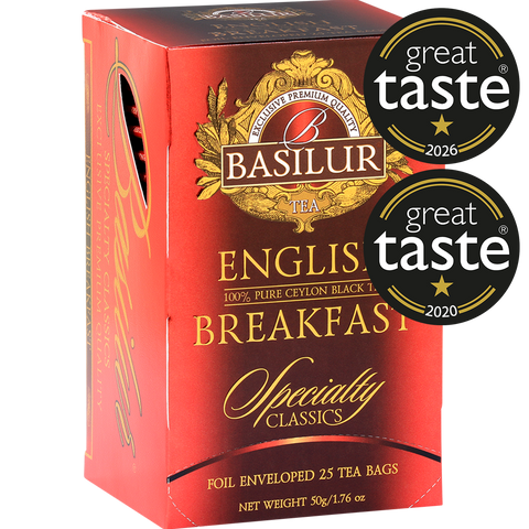 Té Negro Ceylán Intenso – English Breakfast – 25 Bolsitas – Basilur