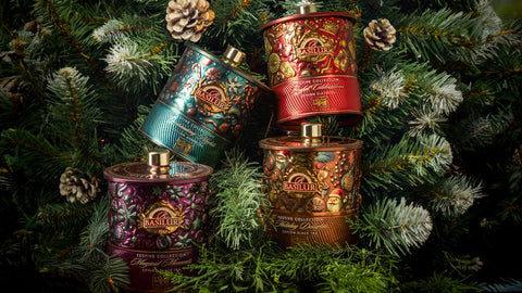 Festive Magic Moments Té Negro con Malva en Hojas 100Gr - Basilur Tea Chile