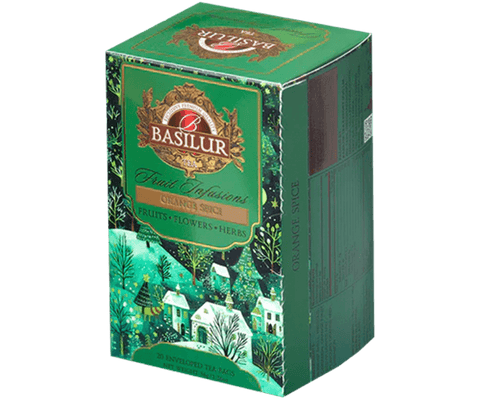 Fruit Infusion - Orange Spice - 20 Bolsas - Basilur