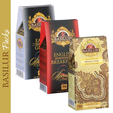 PACK Cajas de Té en Hojas x 3 Unidades - Basilur