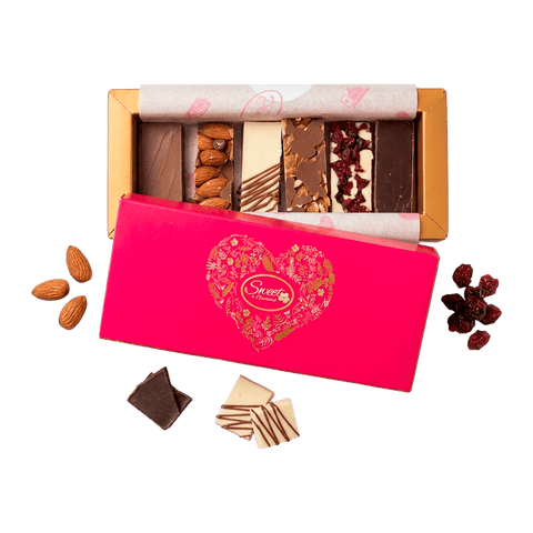 Caja De Chocolates Artesanales Sweet Gourmet - 6 Barritas