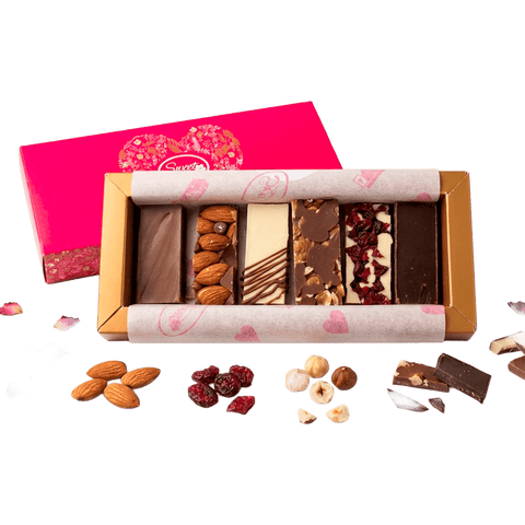 Caja De Chocolates Artesanales Sweet Gourmet - 6 Barritas