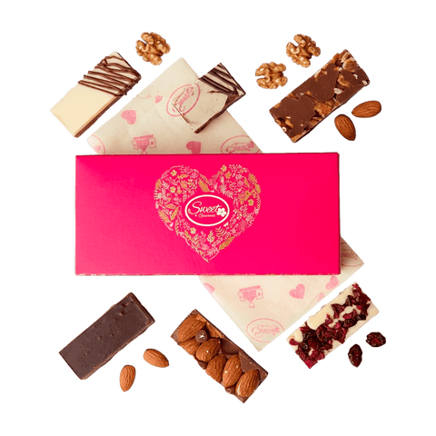 Caja De Chocolates Artesanales Sweet Gourmet - 6 Barritas
