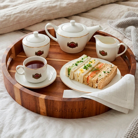 Bandeja Gourmet Basilur En Madera De Acacia
